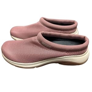 Merrell Encore Breeze 5 Women's Burlwood Mauve Pink Mesh Slip On Clogs Size 9.5